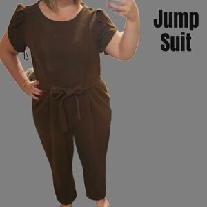 Calvin Klein Chocolate Brown Jumpsuit